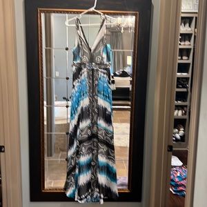 White House, Black market chiffon sundress, high waisted size 10